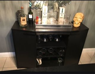 Black Bar Cabinet
