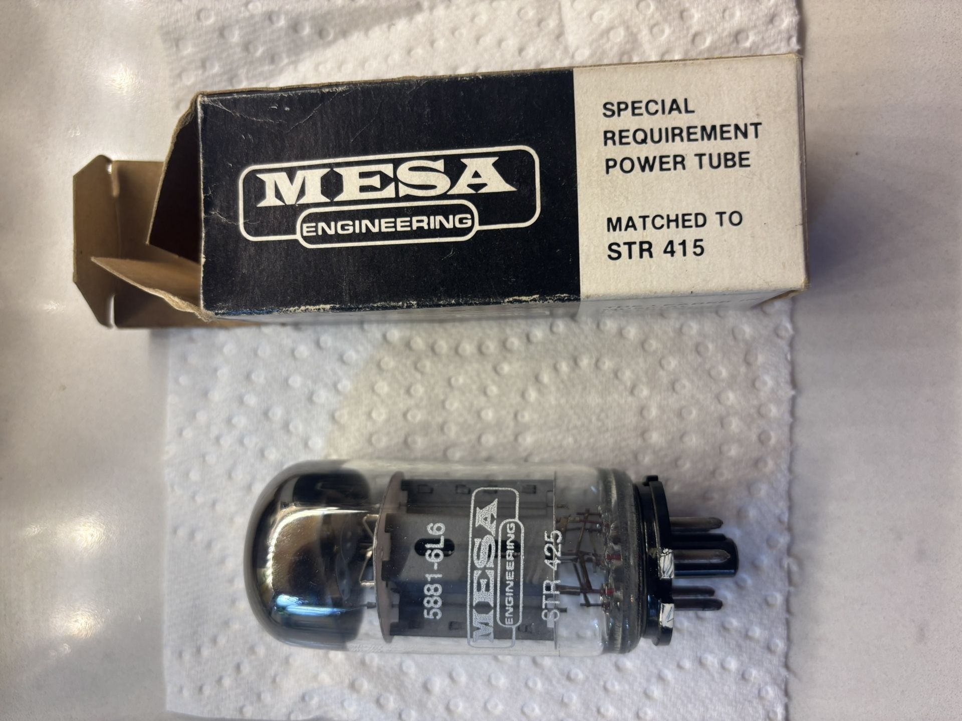 Vintage New Mesa/Boogie 5881-6L6 STR 425 power tube for guitar and bass amplifier