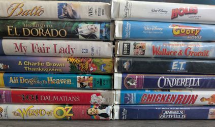 Assorted VHS Collection