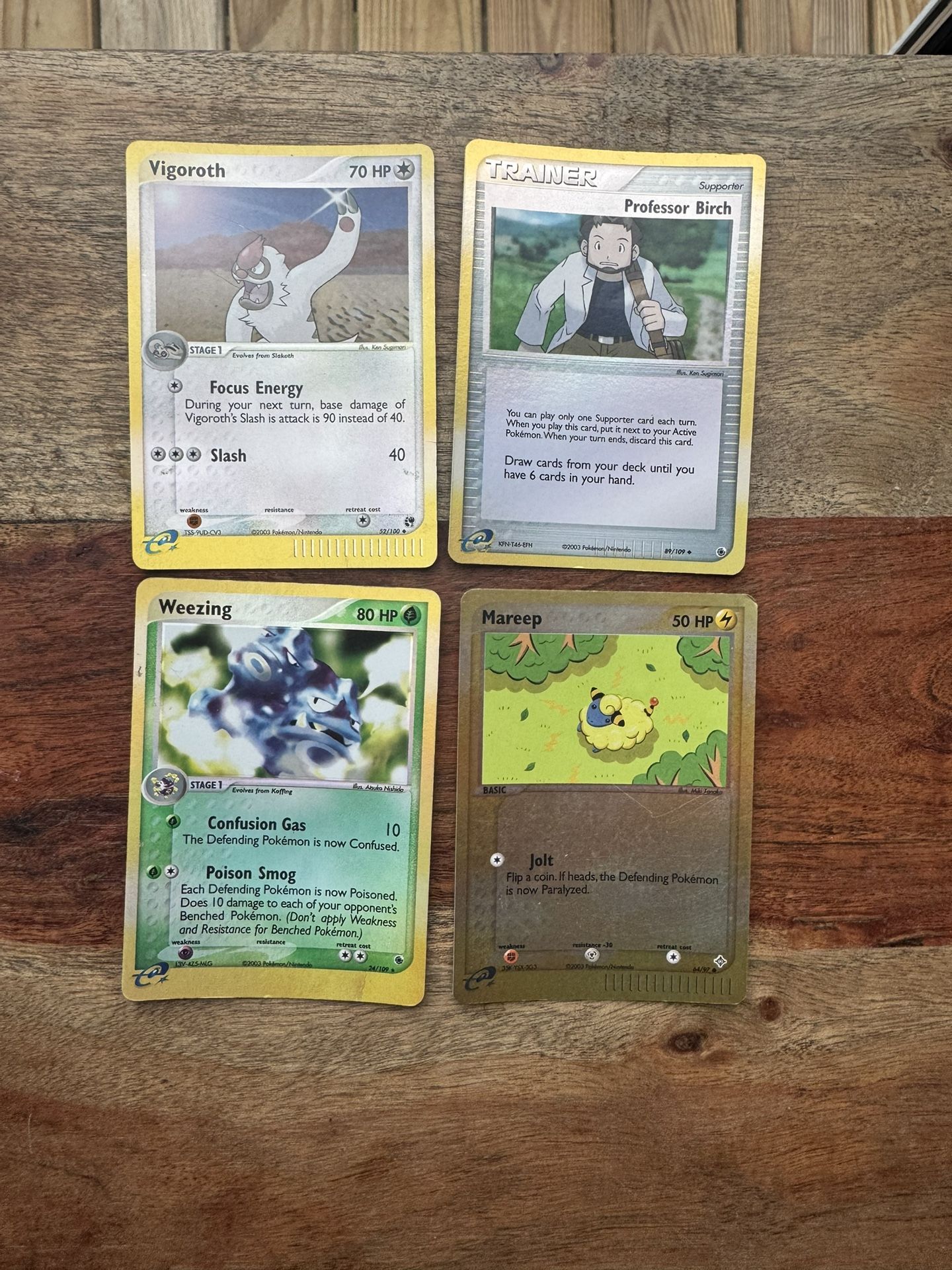 Pokémon E Series Vintage Reverse Holo Lot TCG