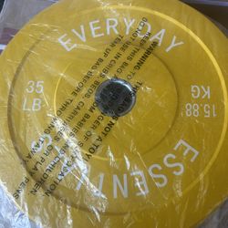 New 35 Pair Of Bumper Weights