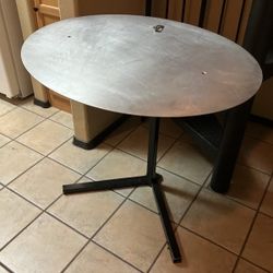 Custom Oval Aluminum Table
