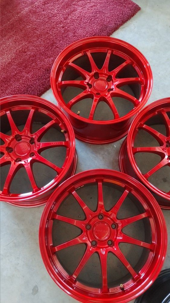 Vordoven Forme 15 18x9.5 5x114.3 +30 Candy Red