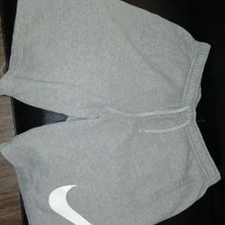 Nike Grey Fleece Shorts 