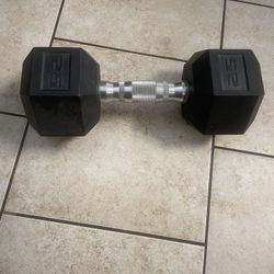 Single 25 Lb. Dumbbell 