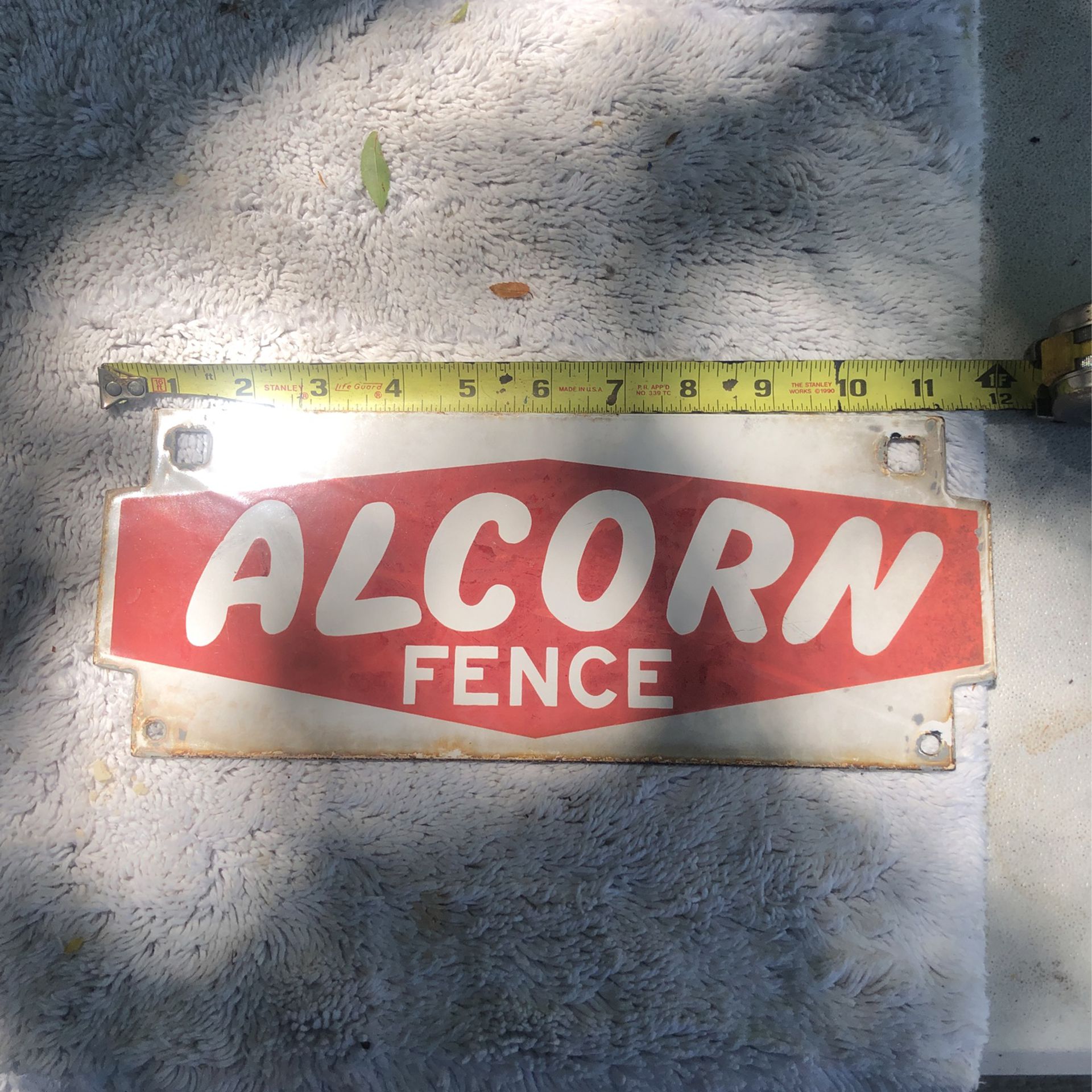 Alcorn Fence Sign 