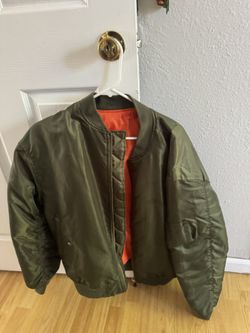 Green Bomber Jacket 