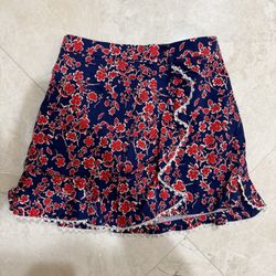 Oscar de la Renta Flower Skirt