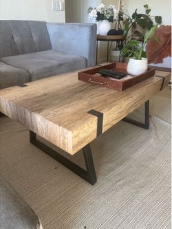 coffee table / modern rustic style