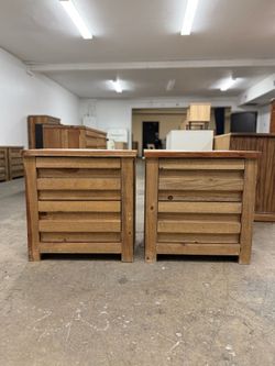 See Page for Full Set - Price for Both - 2 Wood Nightstands/ Nightstand Set / End Tables / Side Tables