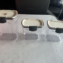 Prepworks ProKeeper Air Tight Sealed Food Storage Container 3 Piece Set