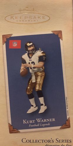 Kurt Warner St Louis Rams 2002 Hallmark Christmas Ornament