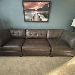 Leather Couch 
