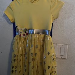 Girls Pikachu dress 
