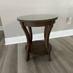 Side Table With Glass Top