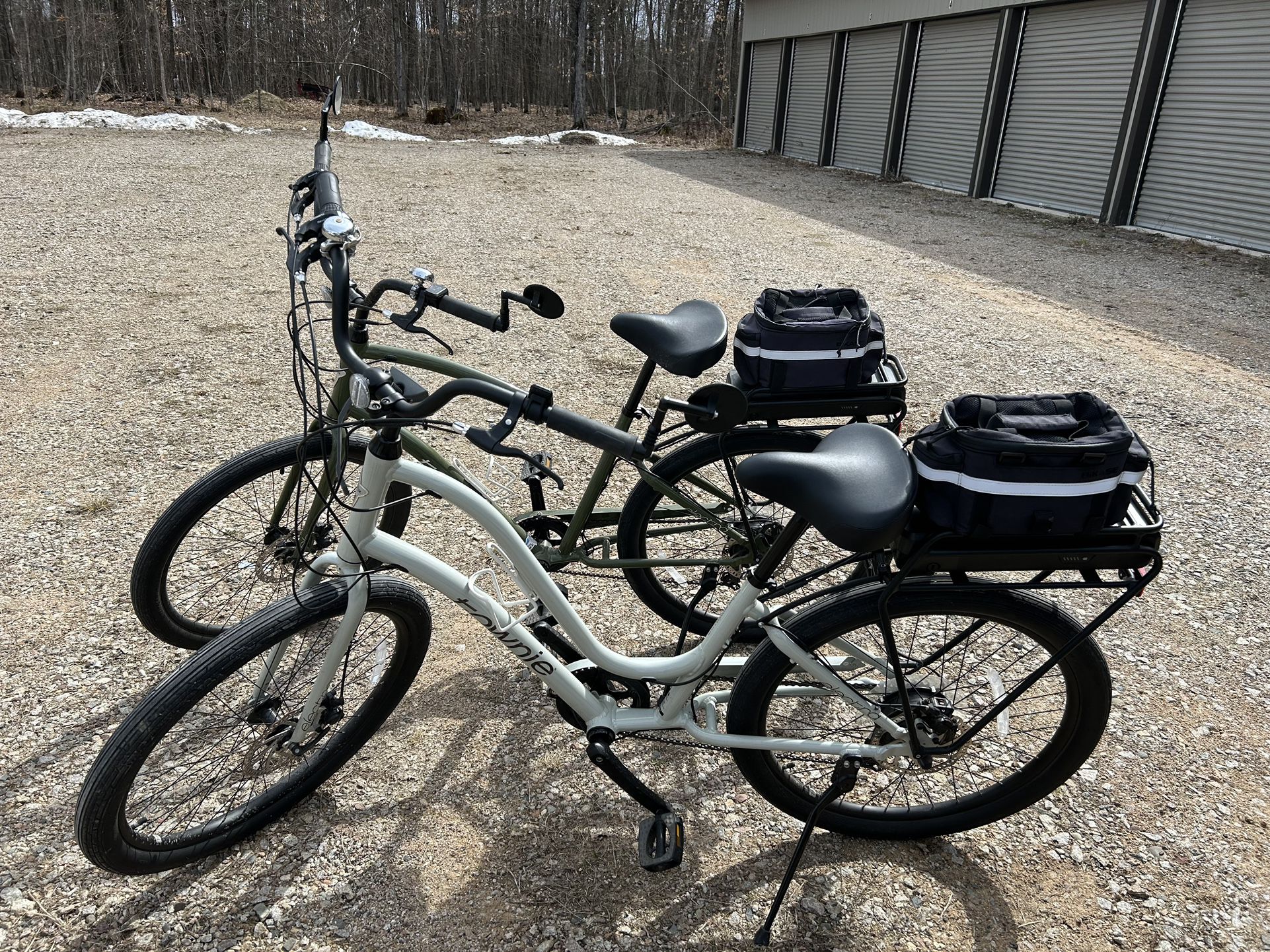 His And Hers Electra Townie Go! Electric Bicycles 
