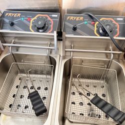Commercial Electric Double Fryer 
