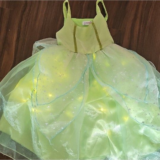 Kids Fairy Costume - Green Size 3t