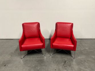 Natuzzi, Regina Leather Chairs