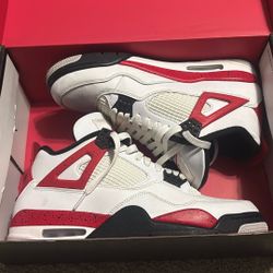 Jordan 4 Red Cement Size 10