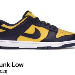 Nike Dunk Low - Michigan - 11.5 - VNDS Replacement Box