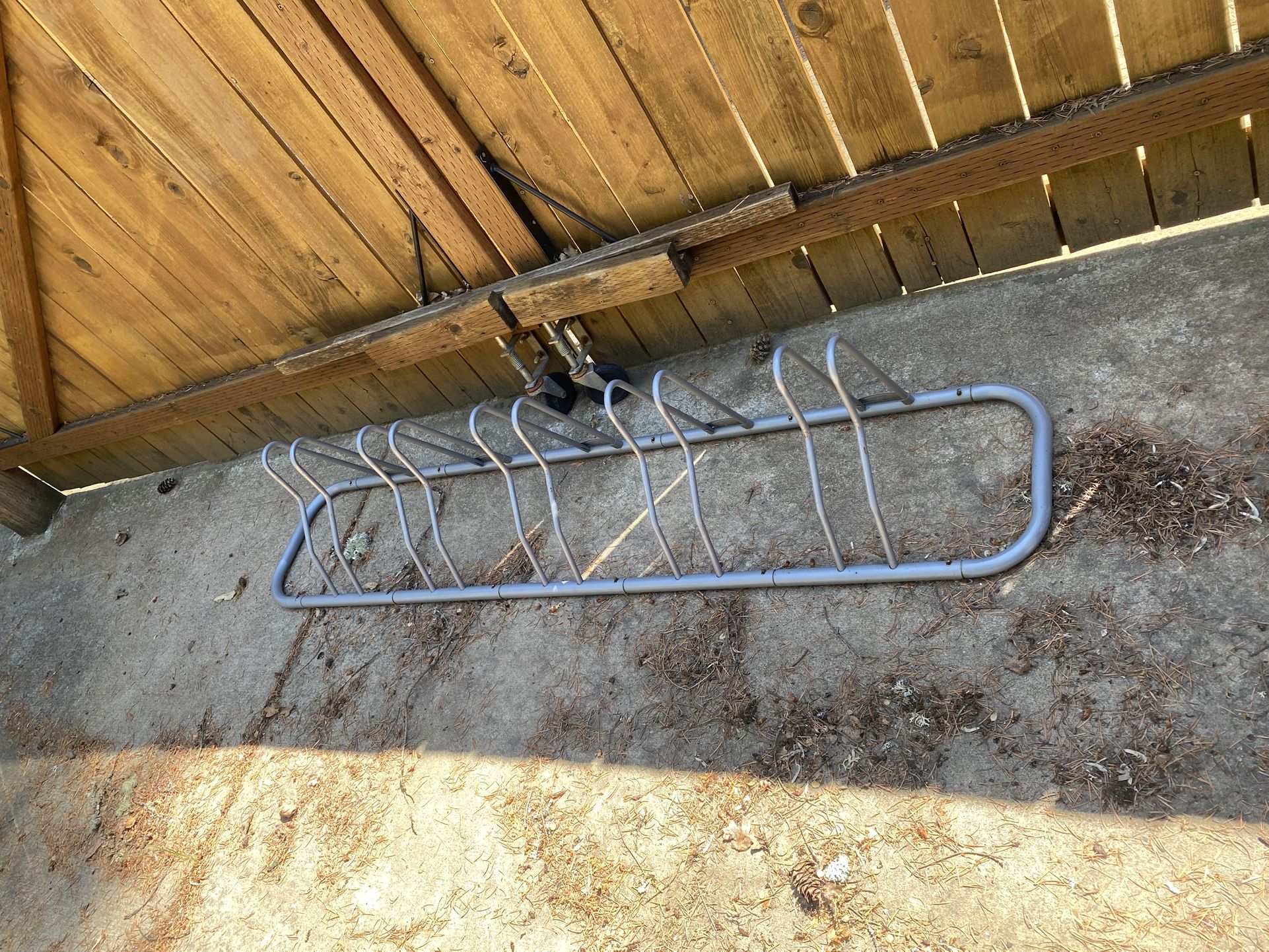 Aluminum Bike Rack Storage