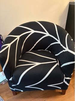 Club chair with cover