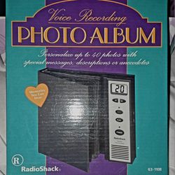 Radio Shak Voice Recorder Photo Album
