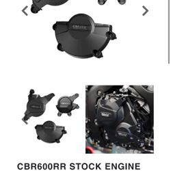 GB RACING STOCK ENGINE COVER PROTECTION KIT FOR HONDA CBR 600 RR 2007-2023