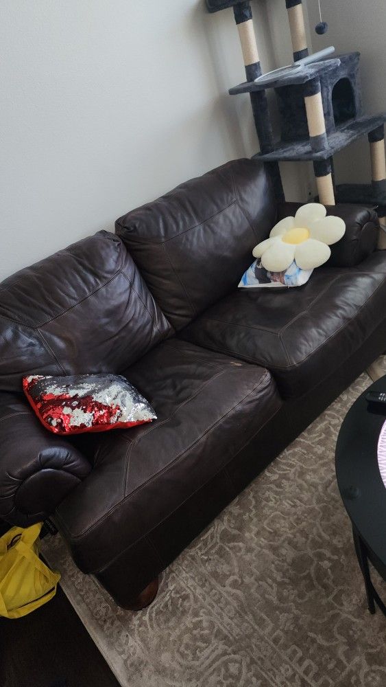 Leather Couch 