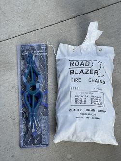 Tire Chains Road Blazer (New In Package Never Used)
