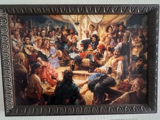 The Band Played On... By Andy Thomas /Giclee On Canvas Artist