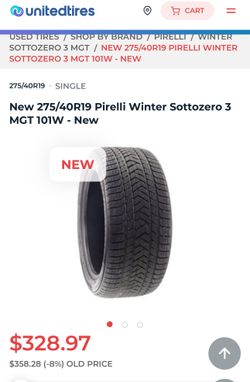 Pirelli Winter Sottozero 3 Tires