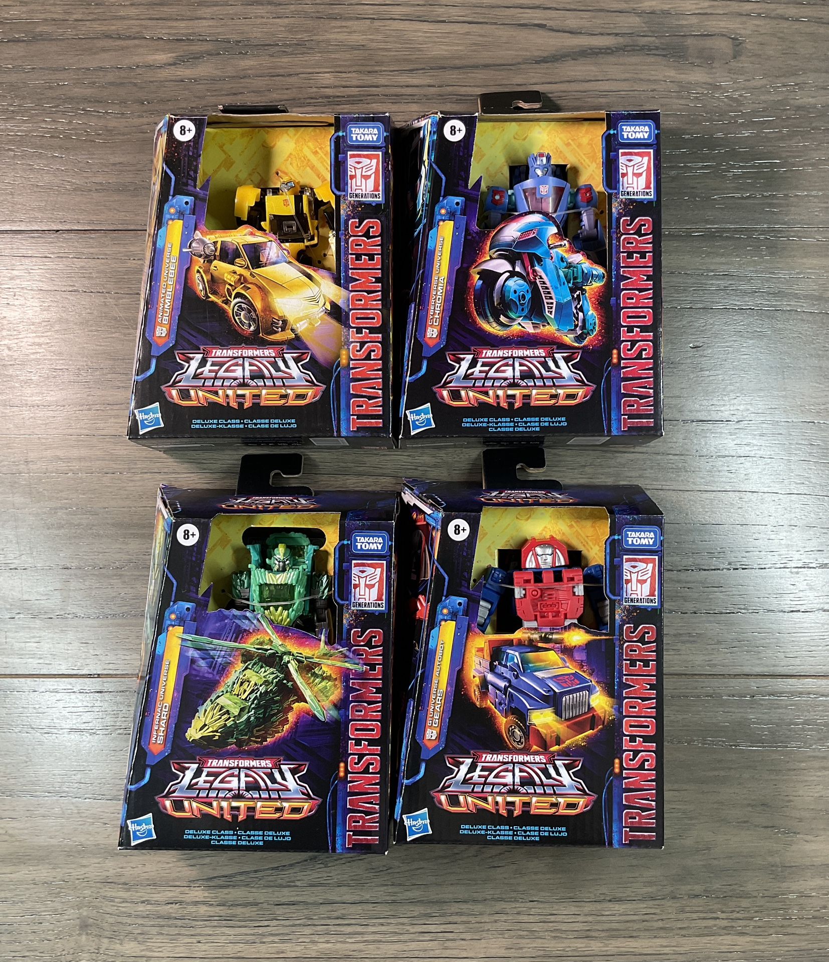 4 Transformers Legacy United New