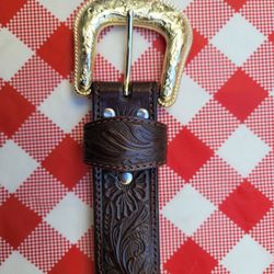 Nocona Genuine Leather Belt Men's Size 40