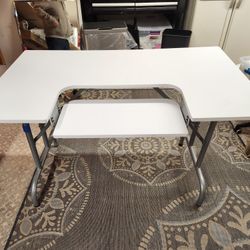 Folding Multi-purpose Sewing Table, Can Be Used For A Computer. 48 Wide, 28 Deep