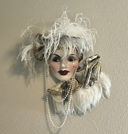 3D Vintage Lady Wall Decor