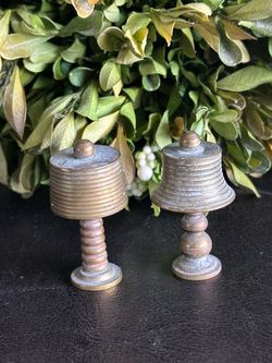 Table Lamps Pair for Small Dolls & Doll Houses RARE