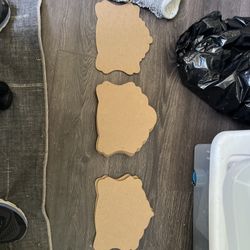 8 Blank Wall Ornaments