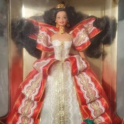 Special Edition 10th Anniversary Happy Holidays 1997 Barbie Doll Vintage