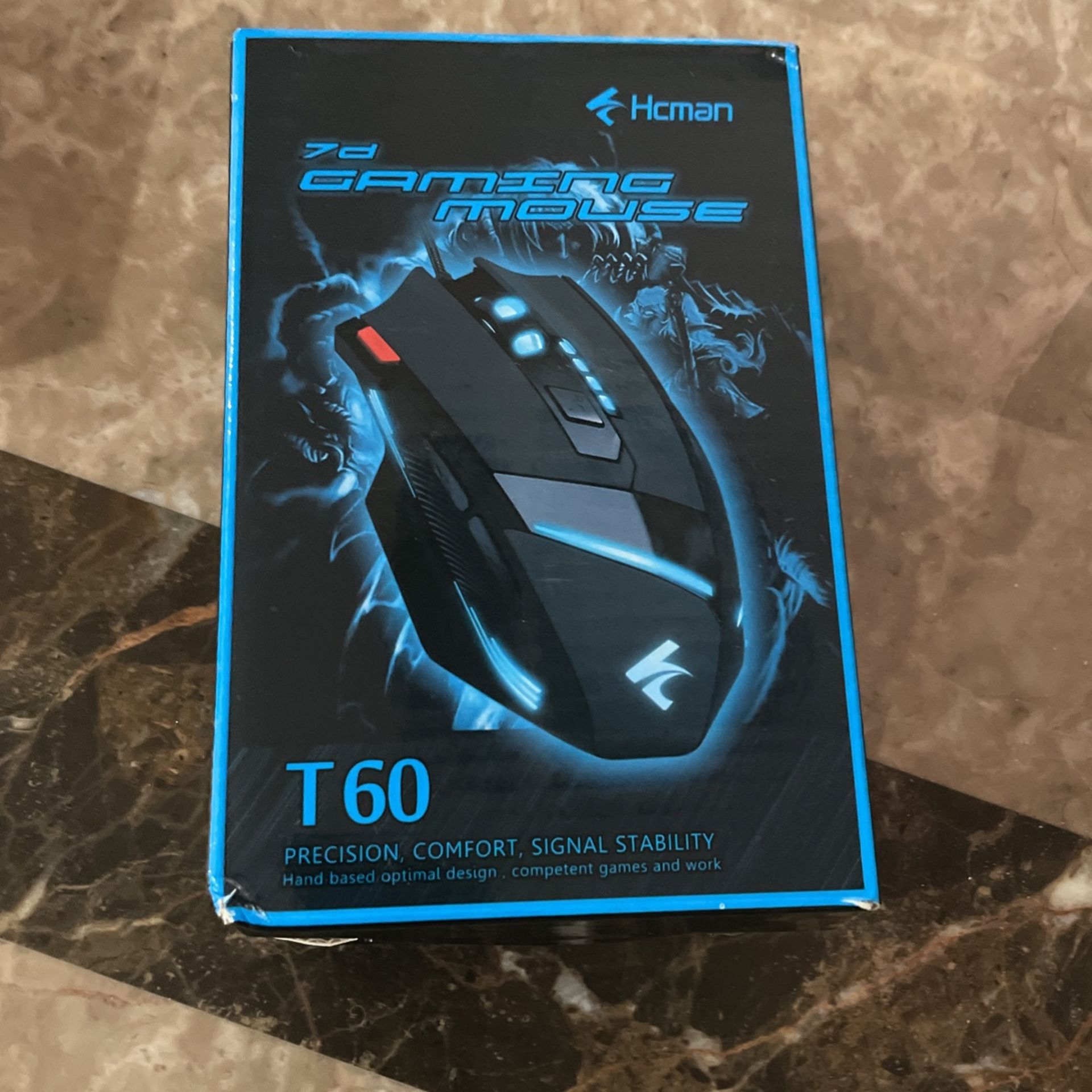 Hcman T60 Wired Gaming Mouse 7D