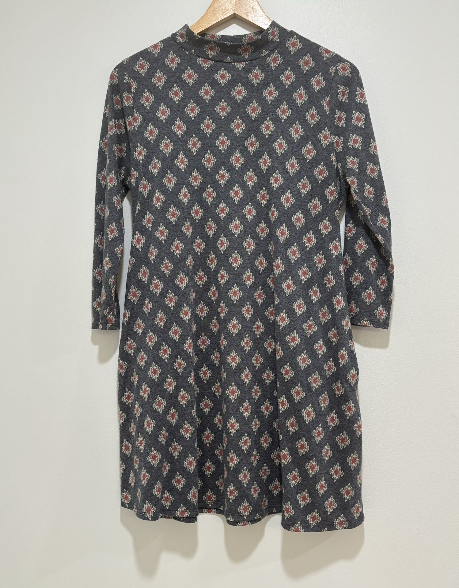 MTS Turtle Neck Patterned Dress