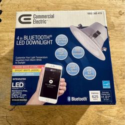 Bluetooth Commercial Electric 4 in. LED Recessed Kit -  