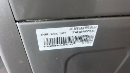 LG washer