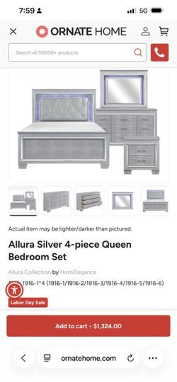 Lightly used bed set