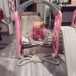 Costway Swing And Slide Set 