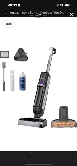 Brand new in box Eureka Cordless Wet Dry Cleaner, 170° Reclinable, Hot Air Drying Self Cleaning Vacuum and Mop Combo, Good for Hard Floors Pet Hair St