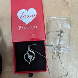 Women's Heart Necklace for Mom