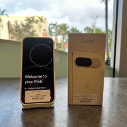 Google Pixel 9 – 128GB | Unlocked | Porcelain | w/ Box & Case
