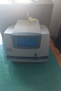 Pyramid 3500 time click and document time stamp